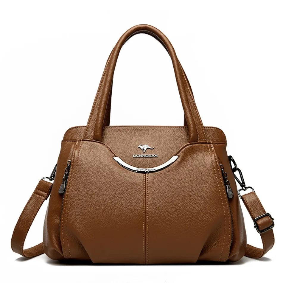 Luxus-Handtaschen für Damen, Designer-Umhängetaschen aus weichem Leder für Damen, 2024, hochwertige Schultertasche, Handtaschen, Sac A Main