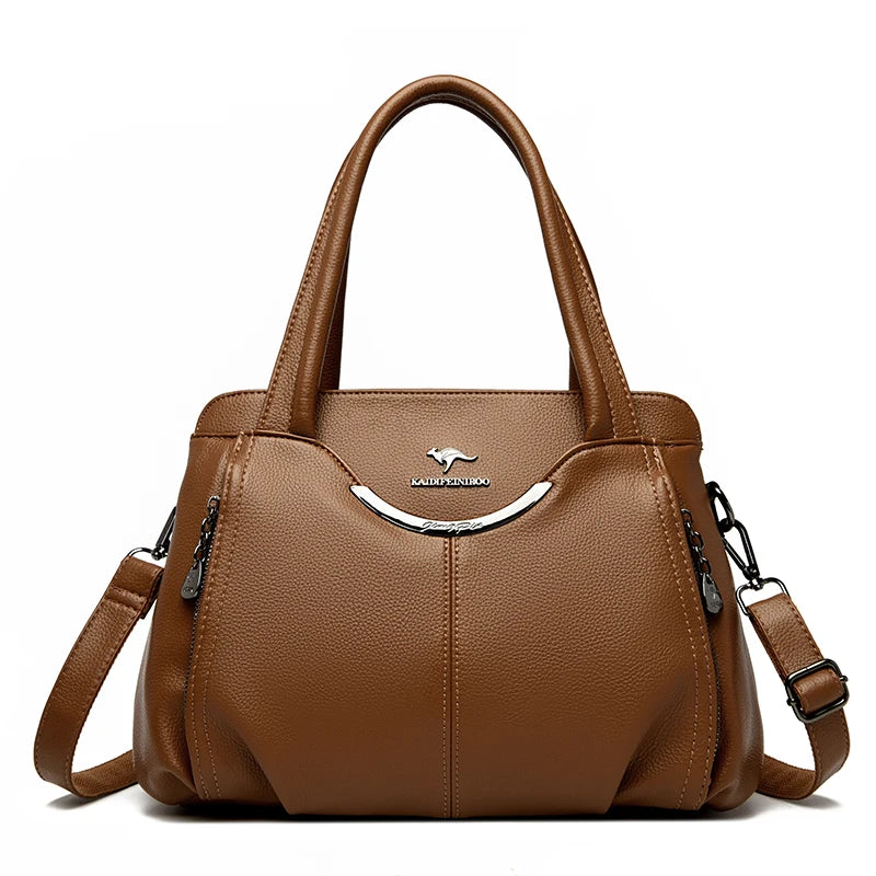 Luxus-Handtaschen für Damen, Designer-Umhängetaschen aus weichem Leder für Damen, 2024, hochwertige Schultertasche, Handtaschen, Sac A Main