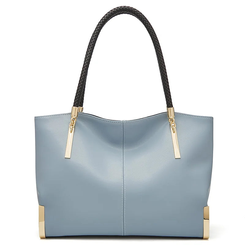 FOXER Marke Echtes Leder Handtasche Winter Frauen Original Design Schulter Tasche Luxus Tote Große Kapazität Dame Tasche Weihnachten Geschenk