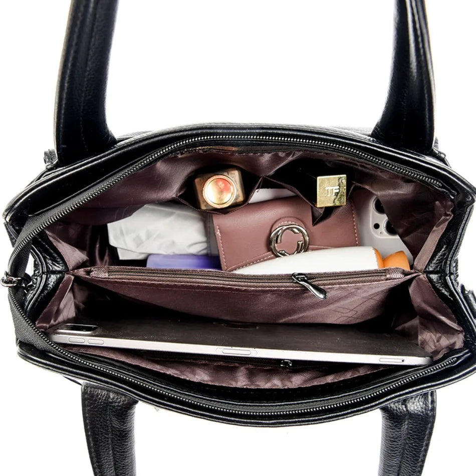 Luxus-Handtaschen für Damen, Designer-Umhängetaschen aus weichem Leder für Damen, 2024, hochwertige Schultertasche, Handtaschen, Sac A Main