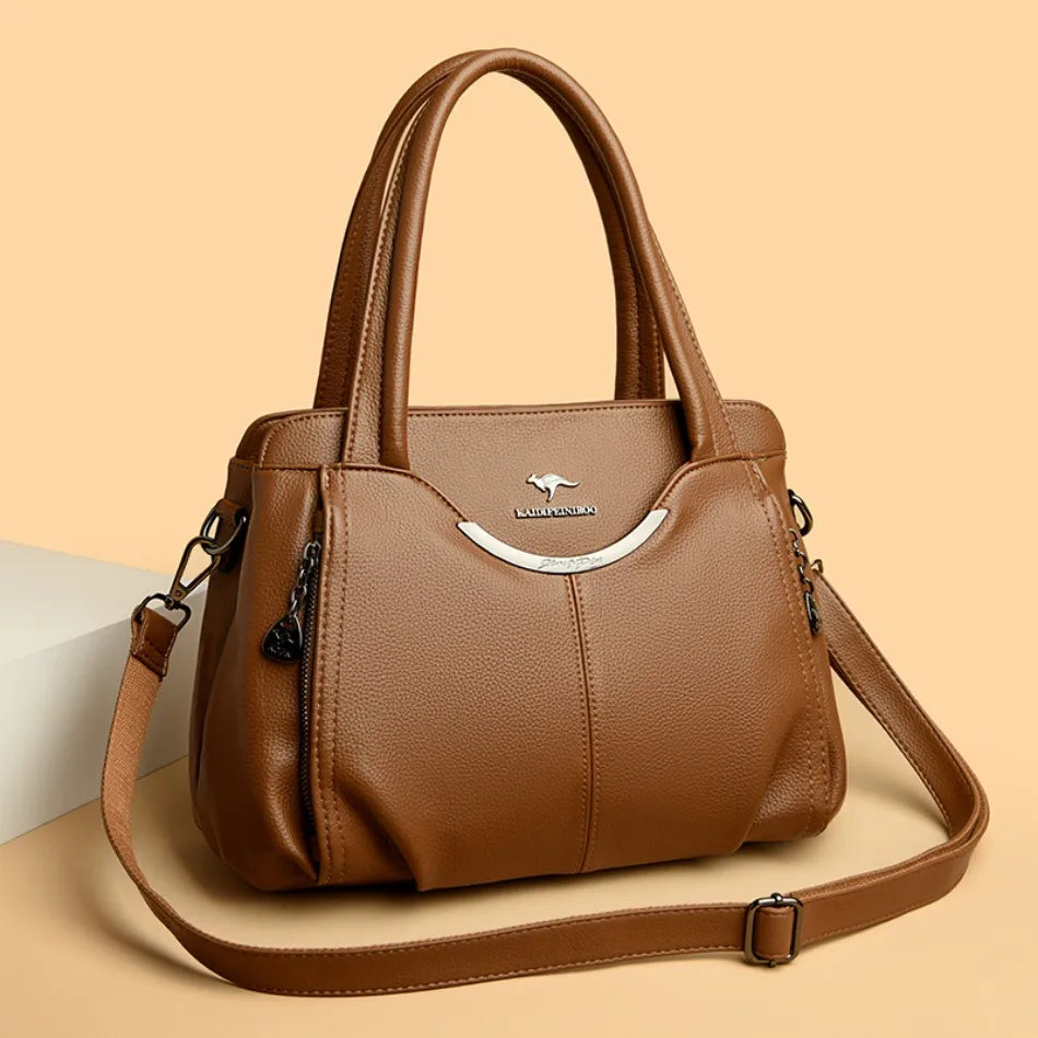 Luxus-Handtaschen für Damen, Designer-Umhängetaschen aus weichem Leder für Damen, 2024, hochwertige Schultertasche, Handtaschen, Sac A Main