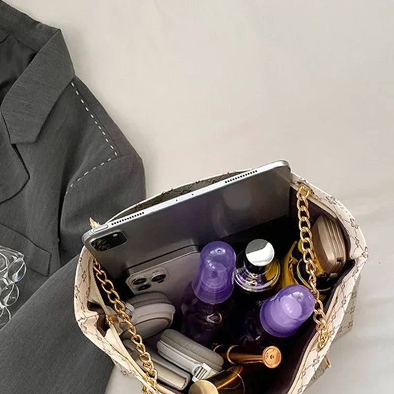 Neue Presbyopie Handtasche Textur Weiches Leder Große Kapazität Tote Frauen Tasche Mit Hängenden Zubehör Schulter Tasche