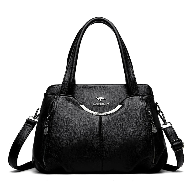 Luxus-Handtaschen für Damen, Designer-Umhängetaschen aus weichem Leder für Damen, 2024, hochwertige Schultertasche, Handtaschen, Sac A Main