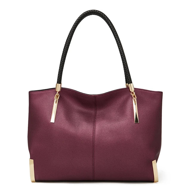 FOXER Marke Echtes Leder Handtasche Winter Frauen Original Design Schulter Tasche Luxus Tote Große Kapazität Dame Tasche Weihnachten Geschenk