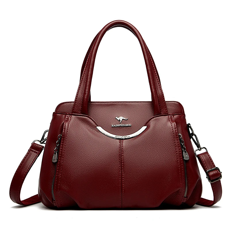 Luxus-Handtaschen für Damen, Designer-Umhängetaschen aus weichem Leder für Damen, 2024, hochwertige Schultertasche, Handtaschen, Sac A Main