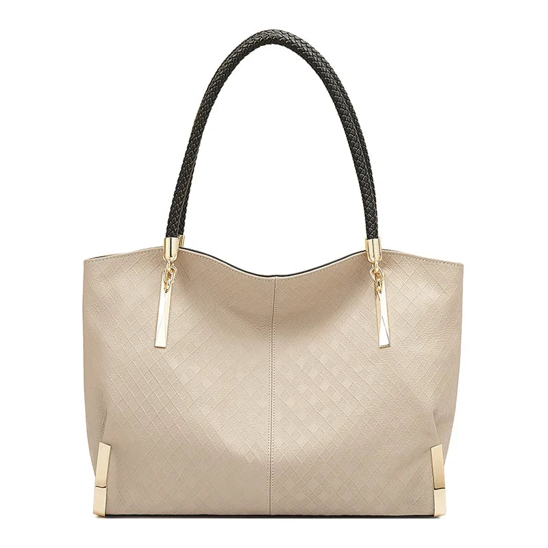 FOXER Marke Echtes Leder Handtasche Winter Frauen Original Design Schulter Tasche Luxus Tote Große Kapazität Dame Tasche Weihnachten Geschenk