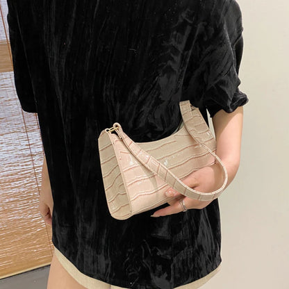 Mode PU Leder Taschen für Frauen Alligator Muster Achsel Handtasche Weibliche Kleine Unterarm Messenger Tasche Geldbörse