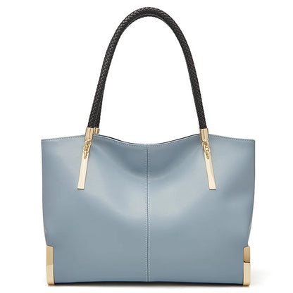 FOXER Marke Echtes Leder Handtasche Winter Frauen Original Design Schulter Tasche Luxus Tote Große Kapazität Dame Tasche Weihnachten Geschenk