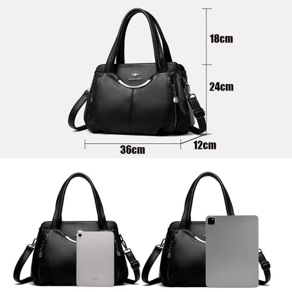 Luxus-Handtaschen für Damen, Designer-Umhängetaschen aus weichem Leder für Damen, 2024, hochwertige Schultertasche, Handtaschen, Sac A Main