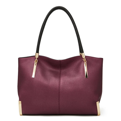 FOXER Marke Echtes Leder Handtasche Winter Frauen Original Design Schulter Tasche Luxus Tote Große Kapazität Dame Tasche Weihnachten Geschenk